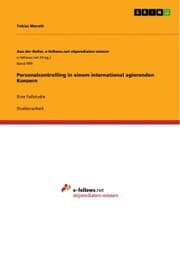 Cover von Personalcontrolling in einem international agierenden Konzern