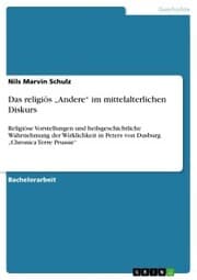 Cover von Das religiös 'Andere' im mittelalterlichen Diskurs