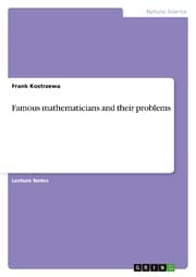 Cover von Famous mathematicians and their problems