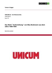 Cover von Das Werk 'Auferstehung' von Max Beckmann aus dem Jahre 1908-1909