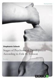Cover von The Stages of Psychosocial Development According to Erik H. Erikson