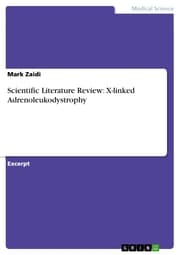 Cover von Scientific Literature Review: X-linked Adrenoleukodystrophy