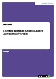 Cover von Scientific Literature Review: X-linked Adrenoleukodystrophy