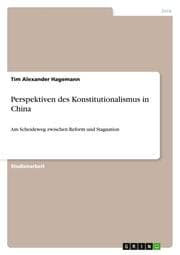 Cover von Perspektiven des Konstitutionalismus in China