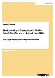 Cover von Business-Model-Innovationen für die Musikdistribution im Interaktiven Web
