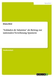 Cover von 'Soldados de Salamina' als Beitrag zur nationalen Versöhnung Spaniens