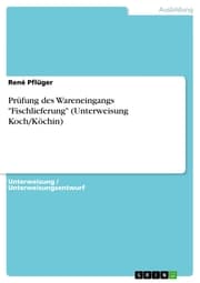 Cover von Prüfung des Wareneingangs 'Fischlieferung' (Unterweisung Koch/Köchin)