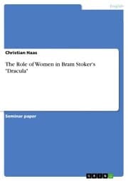 Cover von The Role of Women in Bram Stoker's 'Dracula'