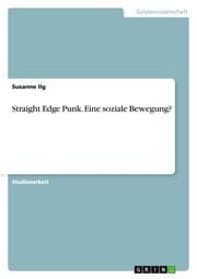 Cover von Straight Edge Punk.Eine soziale Bewegung?