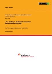Cover von 'The GE-Way' als Modell visionärer Unternehmensführung