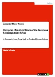 Cover von European Identity in Times of the European Sovereign Debt Crisis