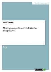 Cover von Motivation aus biopsychologischer Perspektive