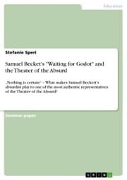 Cover von Samuel Becket's 'Waiting for Godot' and the Theater of the Absurd