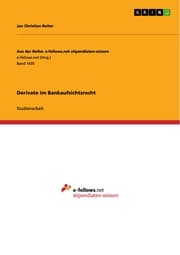 Cover von Derivate im Bankaufsichtsrecht