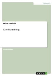 Cover von Konflikttraining