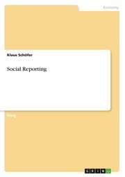 Cover von Social Reporting