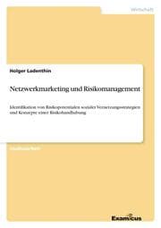 Cover von Netzwerkmarketing und Risikomanagement