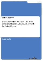Cover von Whats behind all the Hate? The Truth about Arab/Islamic Antagonism towards the United States
