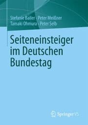 Cover von Seiteneinsteiger im Deutschen Bundestag
