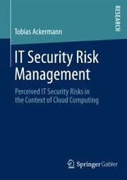 Cover von IT Security Risk Management