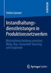 Cover von Instandhaltungsdienstleistungen in Produktionsnetzwerken