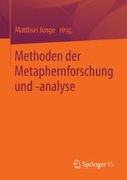 Cover von Methoden der Metaphernforschung und -analyse
