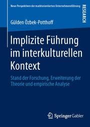 Cover von Implizite Führung im interkulturellen Kontext