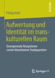 Cover von Aufwertung und Identität im transkulturellen Raum