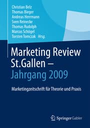 Cover von Marketing Review St.Gallen - Jahrgang 2009