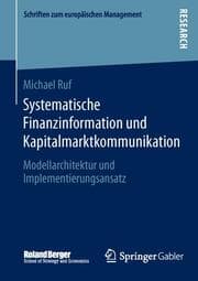 Cover von Systematische Finanzinformation und Kapitalmarktkommunikation