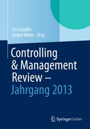 Cover von Controlling & Management Review - Jahrgang 2013
