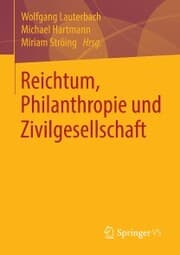 Cover von Reichtum, Philanthropie und Zivilgesellschaft