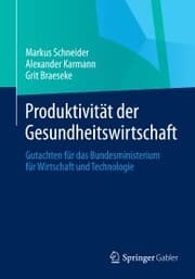 Cover von Produktivität der Gesundheitswirtschaft
