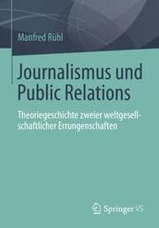 Cover von Journalismus und Public Relations