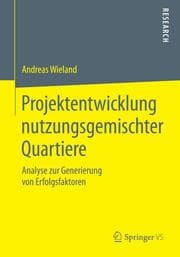 Cover von Projektentwicklung nutzungsgemischter Quartiere