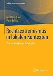 Cover von Rechtsextremismus in lokalen Kontexten