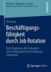 Cover von Beschäftigungsfähigkeit durch Job Rotation