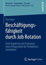 Cover von Beschäftigungsfähigkeit durch Job Rotation