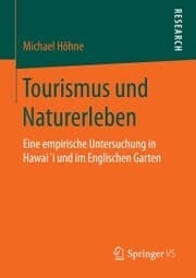 Cover von Tourismus und Naturerleben