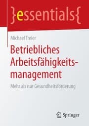 Cover von Betriebliches Arbeitsfähigkeitsmanagement