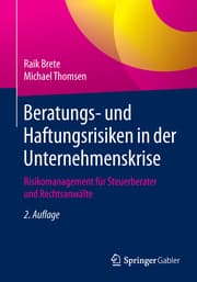 Cover von Beratungs- und Haftungsrisiken in der Unternehmenskrise