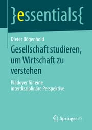 Cover von Gesellschaft studieren, um Wirtschaft zu verstehen
