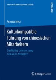 Cover von Kulturkompatible Führung von chinesischen Mitarbeitern