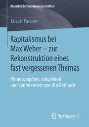 Cover von Kapitalismus bei Max Weber - zur Rekonstruktion eines fast vergessenen Themas