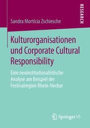 Cover von Kulturorganisationen und Corporate Cultural Responsibility