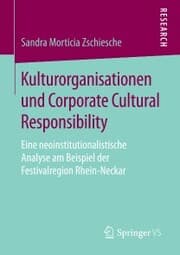 Cover von Kulturorganisationen und Corporate Cultural Responsibility