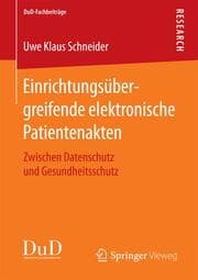 Cover von Einrichtungsübergreifende elektronische Patientenakten