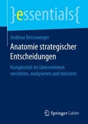 Cover von Anatomie strategischer Entscheidungen