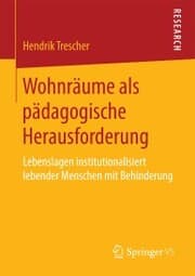 Cover von Wohnräume als pädagogische Herausforderung