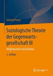 Cover von Soziologische Theorie der Gegenwartsgesellschaft III